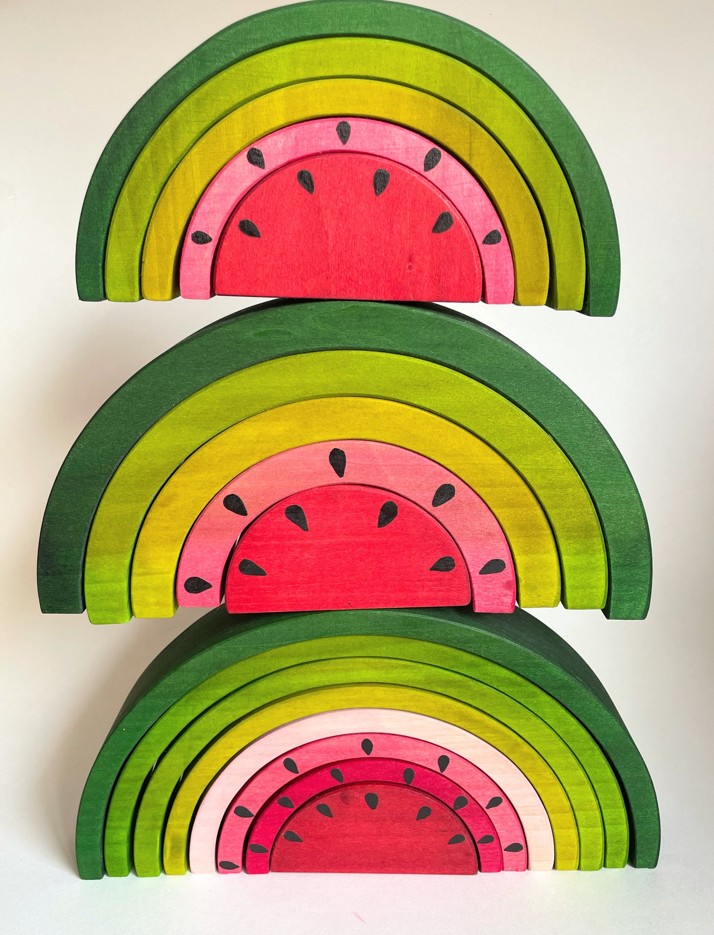 Watermelon rainbow stacker