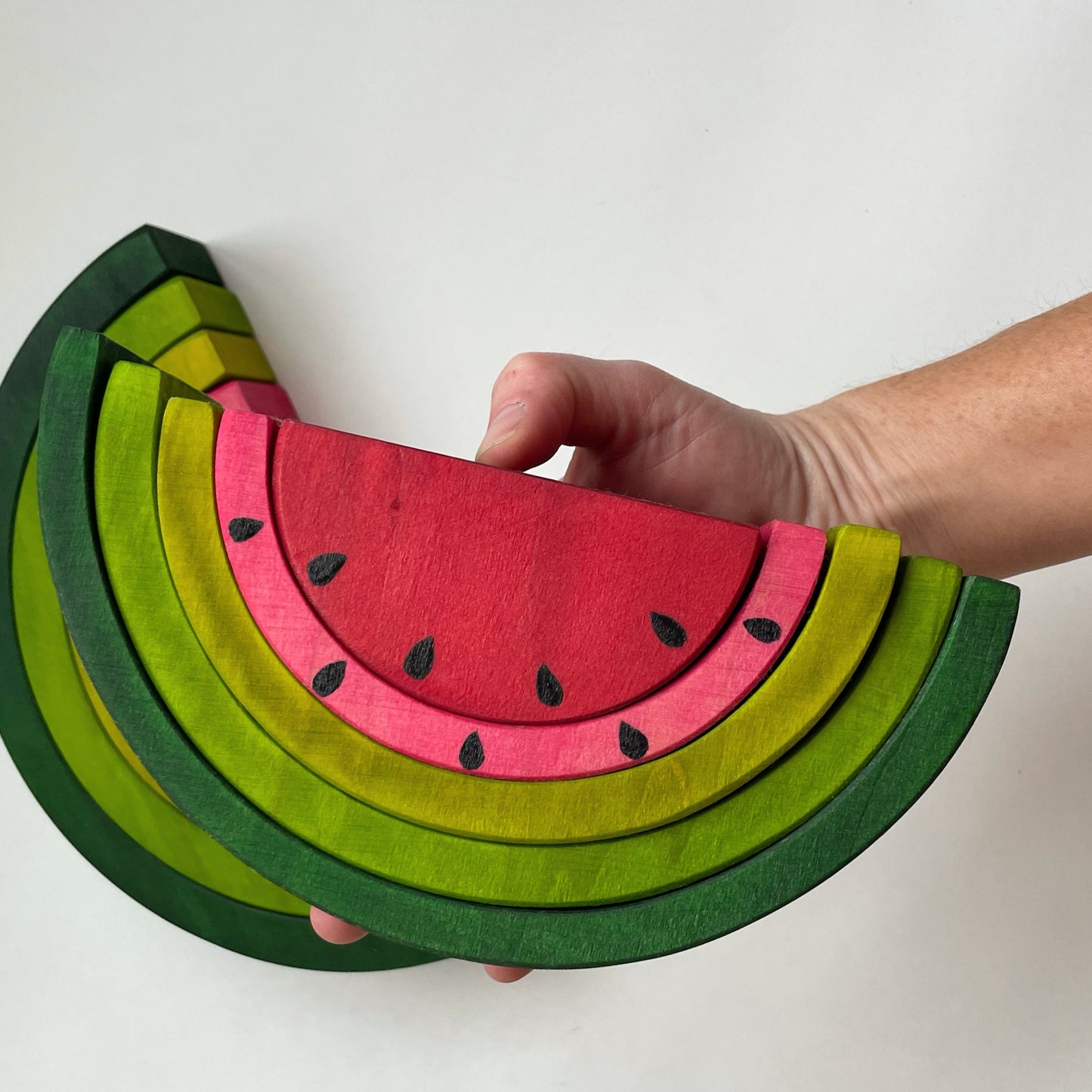 Watermelon rainbow stacker
