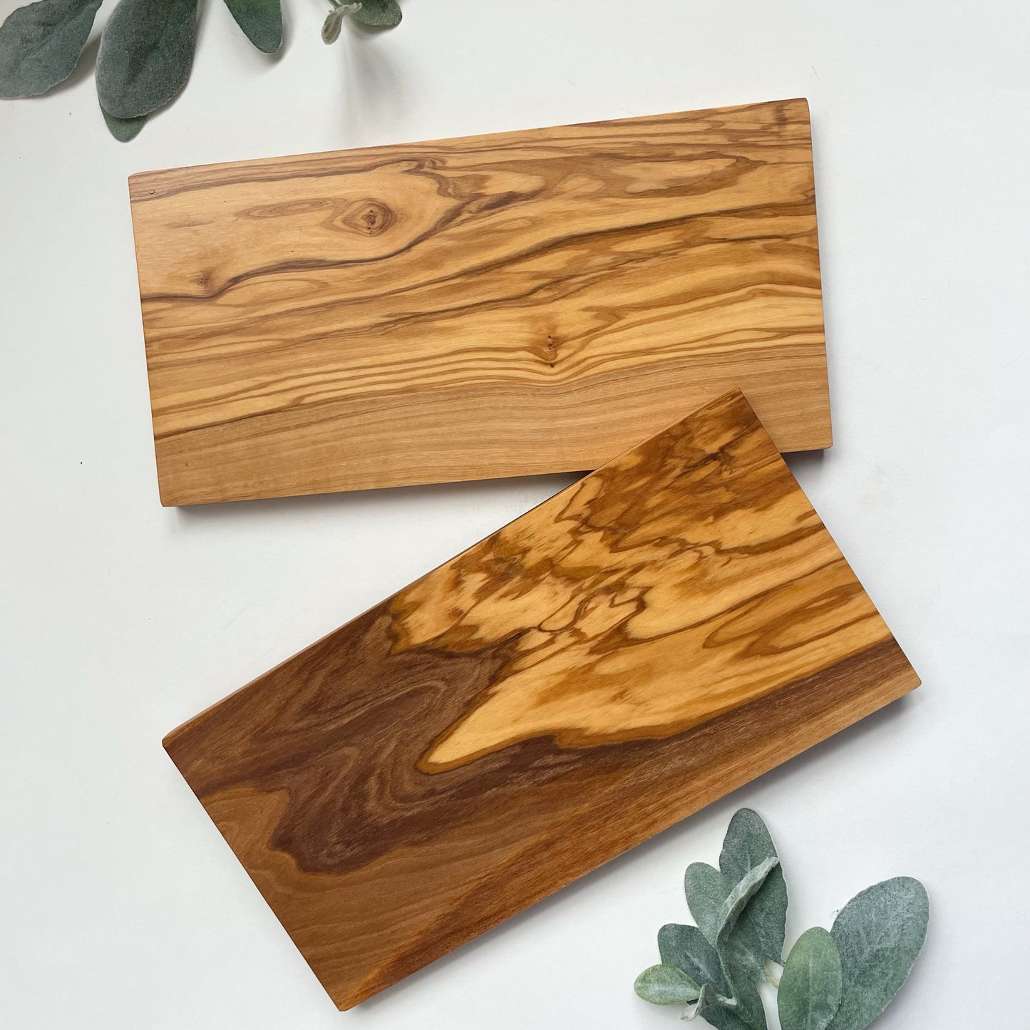 Custom Engraved Rectangle Olive wood Cheese Board
